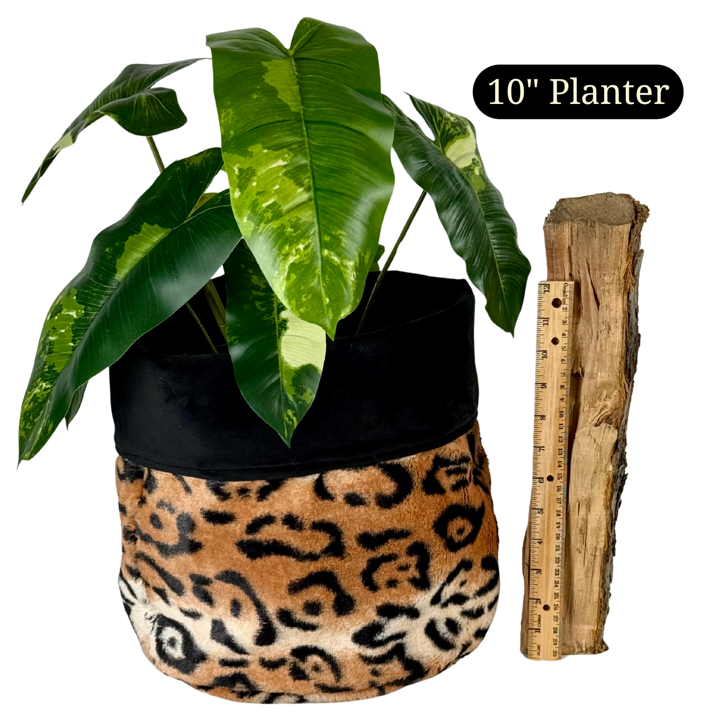 Meow Chenille Fabric Planter
