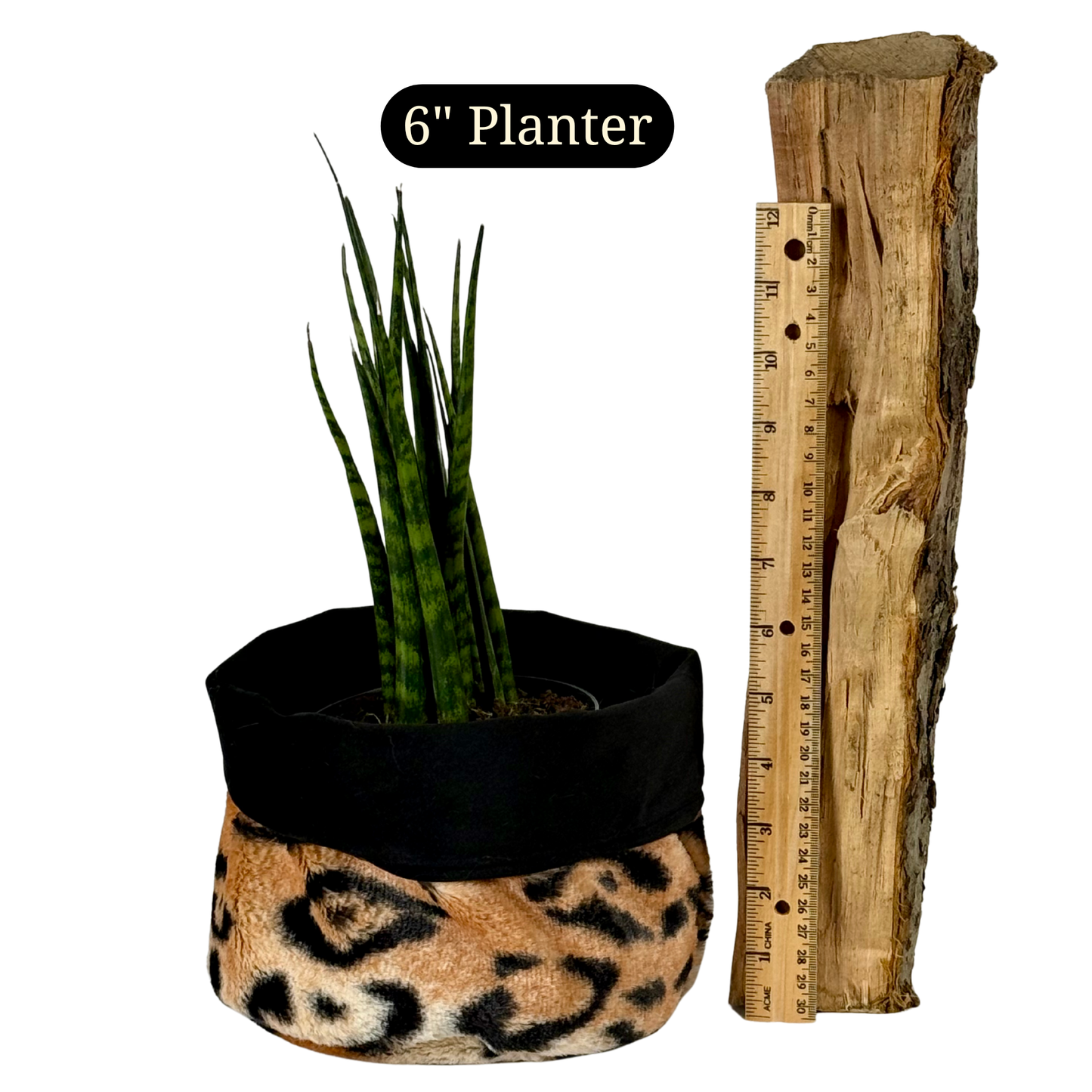 Meow Chenille Fabric Planter