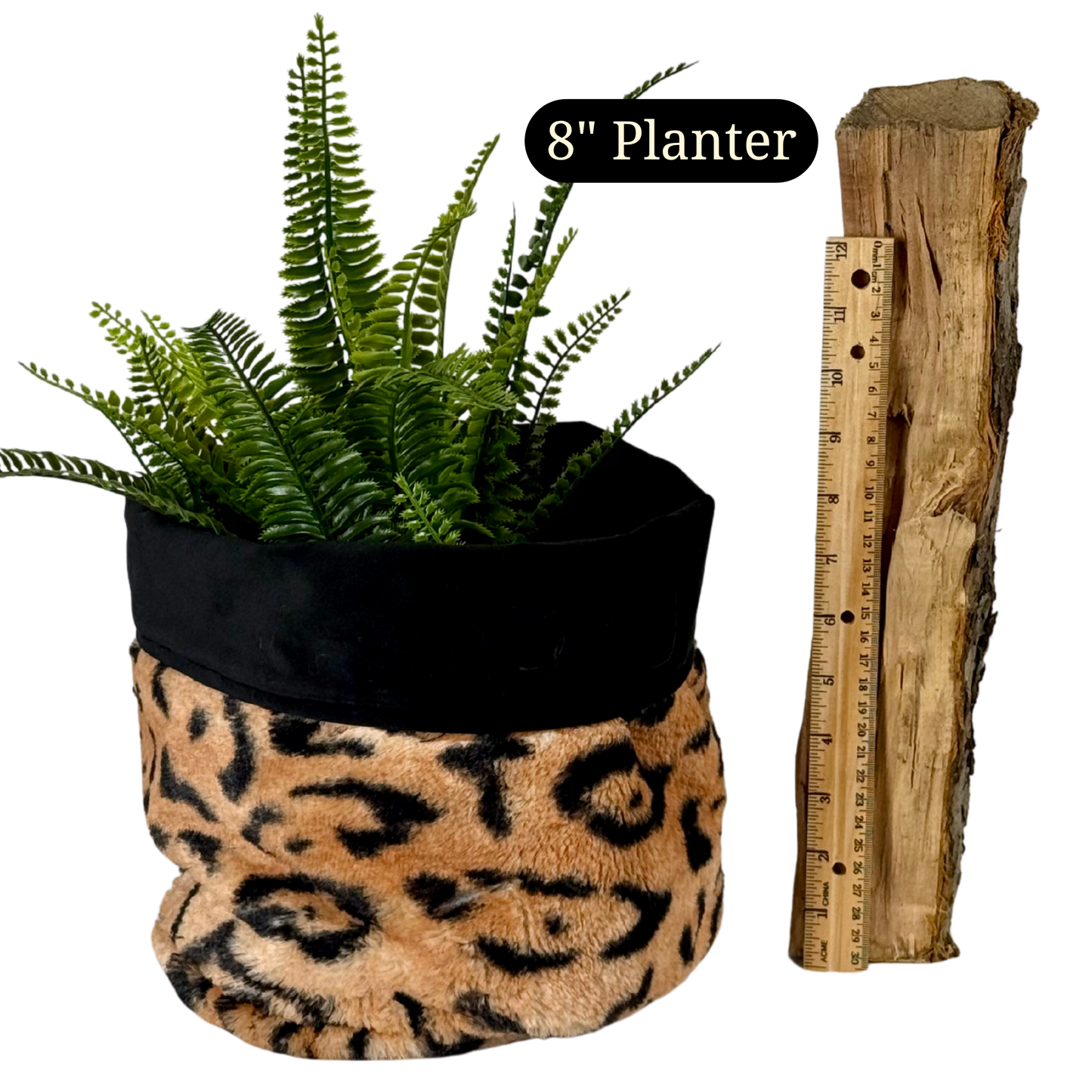 Meow Chenille Fabric Planter