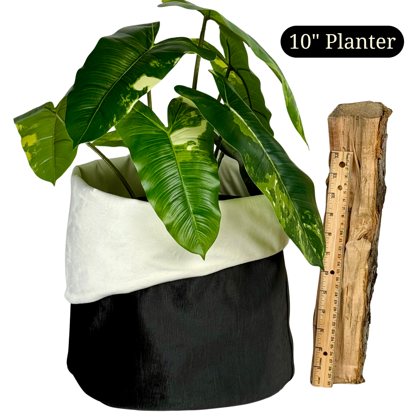 Snow Drift Velvet Planter