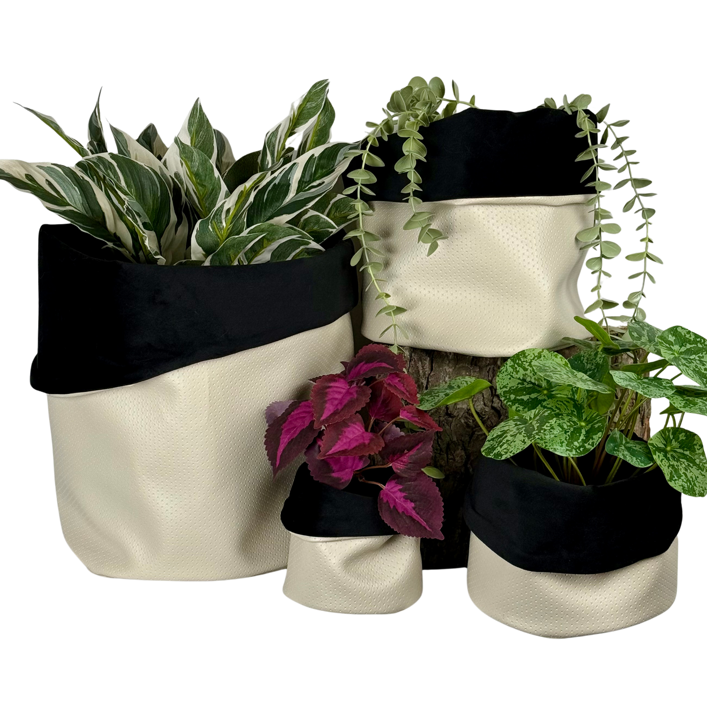 Sand Storm Leatherette Planter