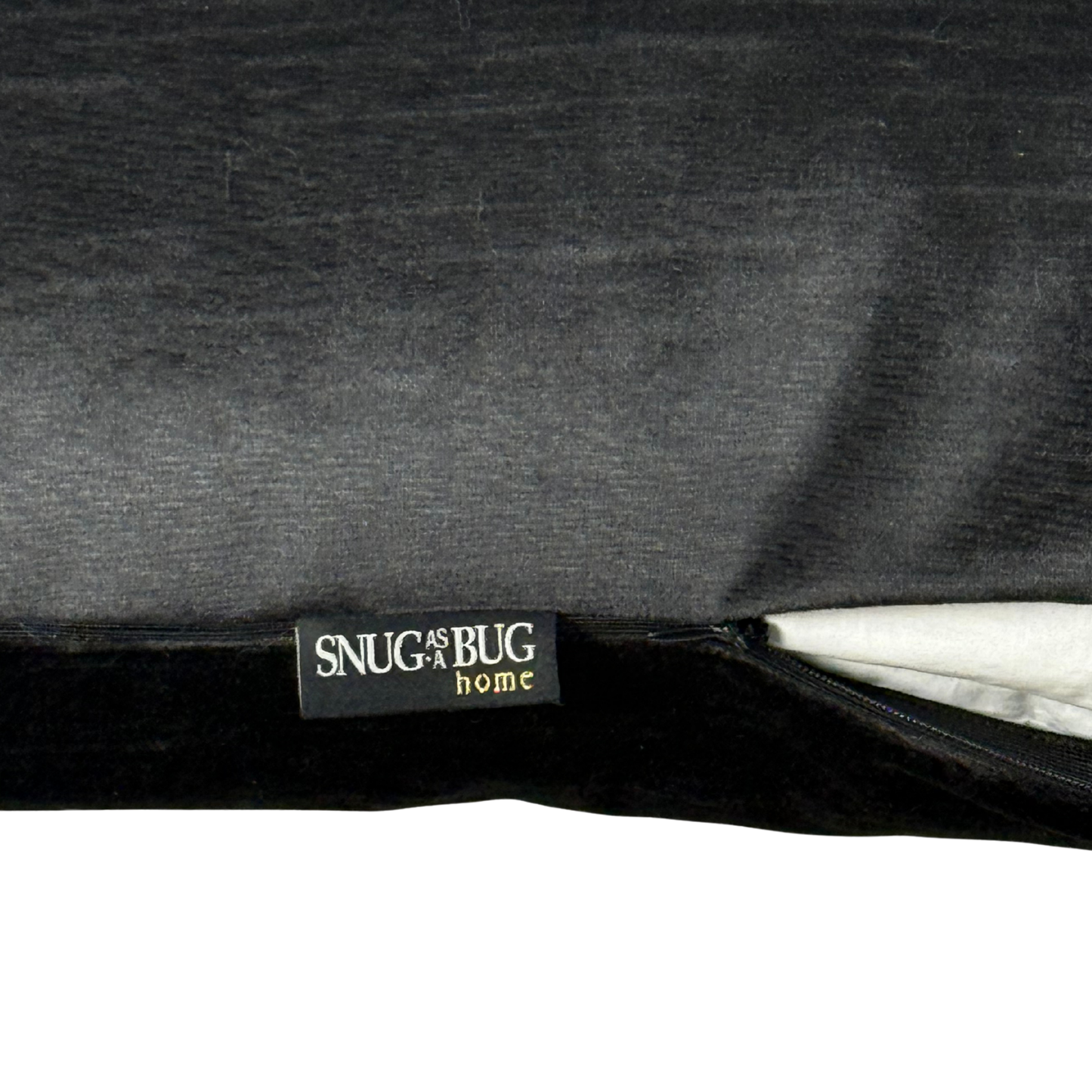 Textured Velvet Pillow in Charcoal | 20x20"