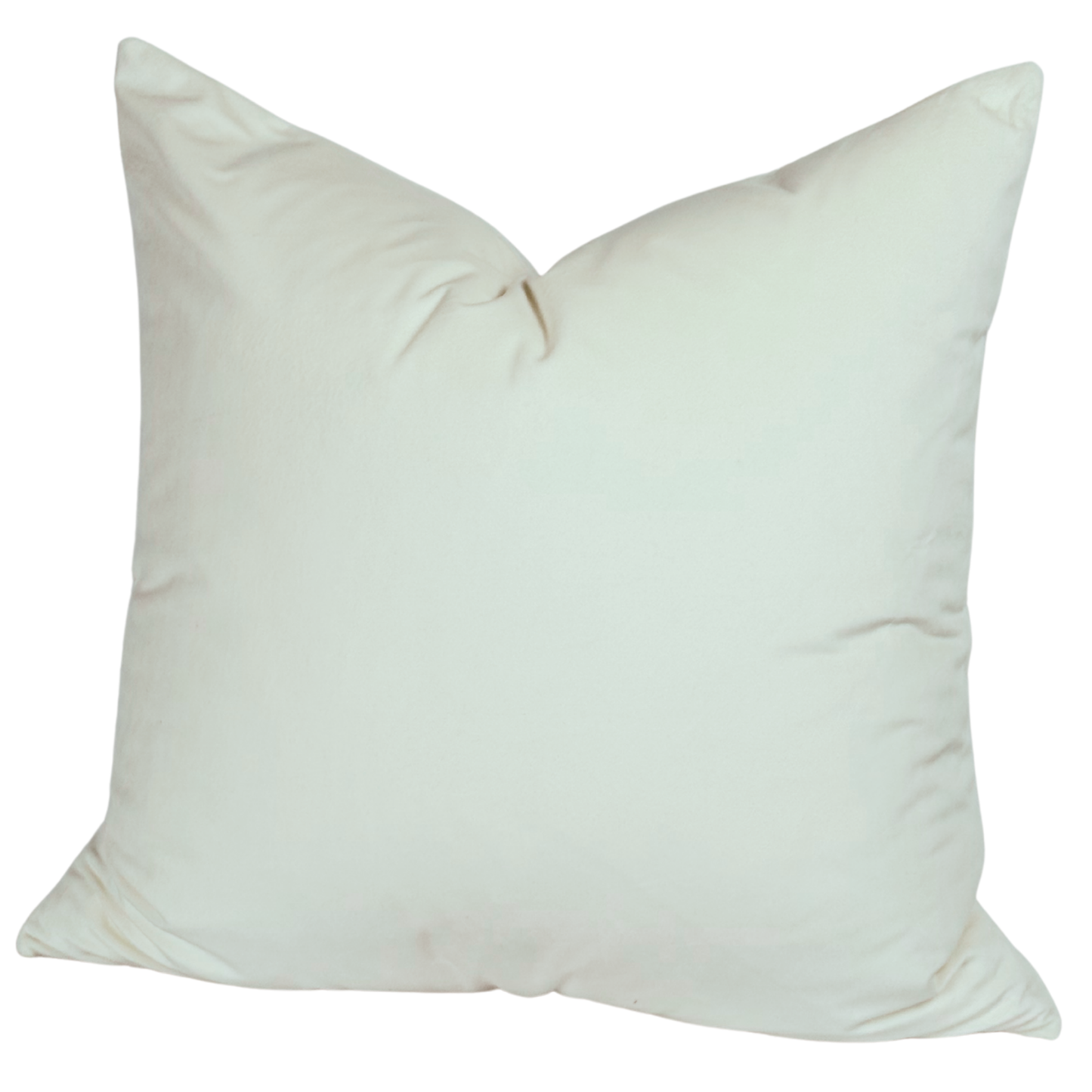 Cream Velvet Pillow | 20x20"