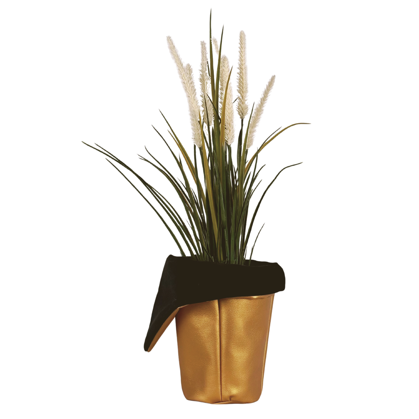 Shard Vase | Gold with Black