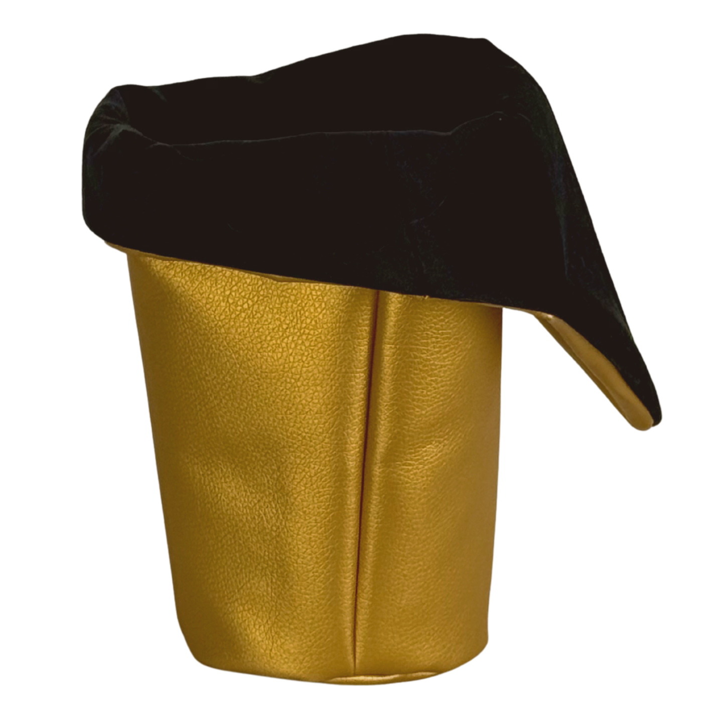 Shard Vase | Gold with Black