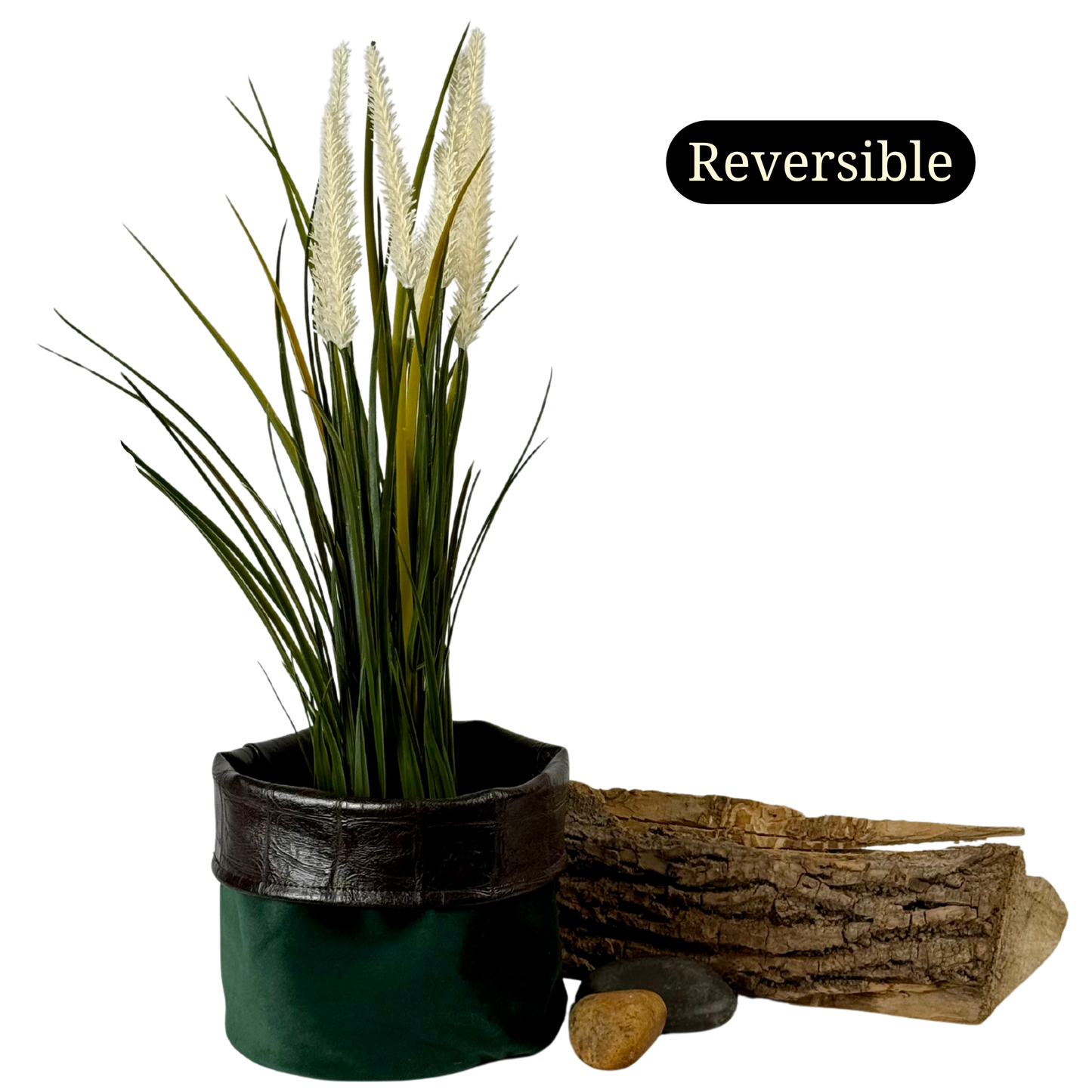 Crocodile Leatherette Planter