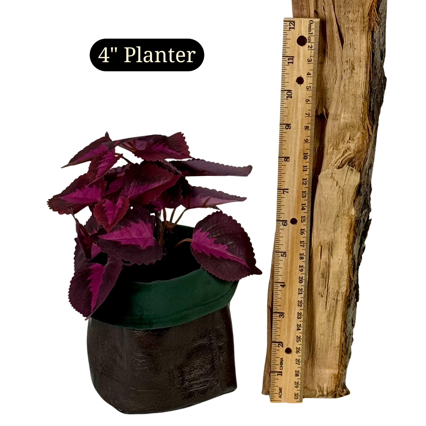Crocodile Leatherette Planter