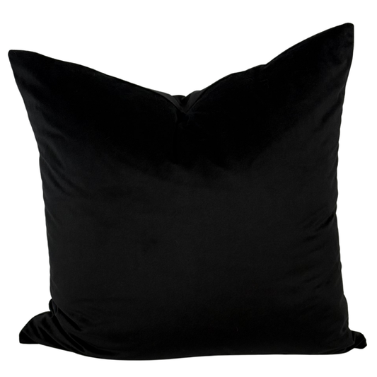 Black Velvet Pillow | 20x20"