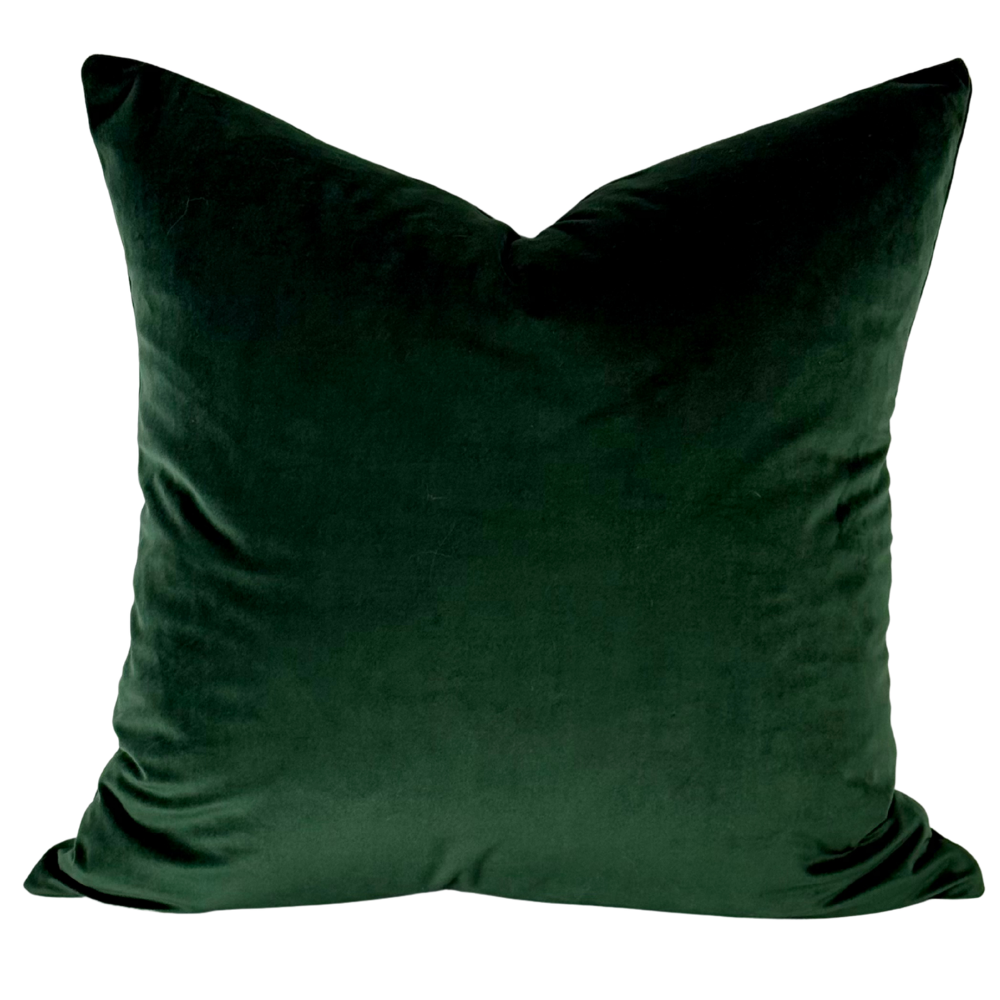 Forest Green Velvet Pillow | 20x20"