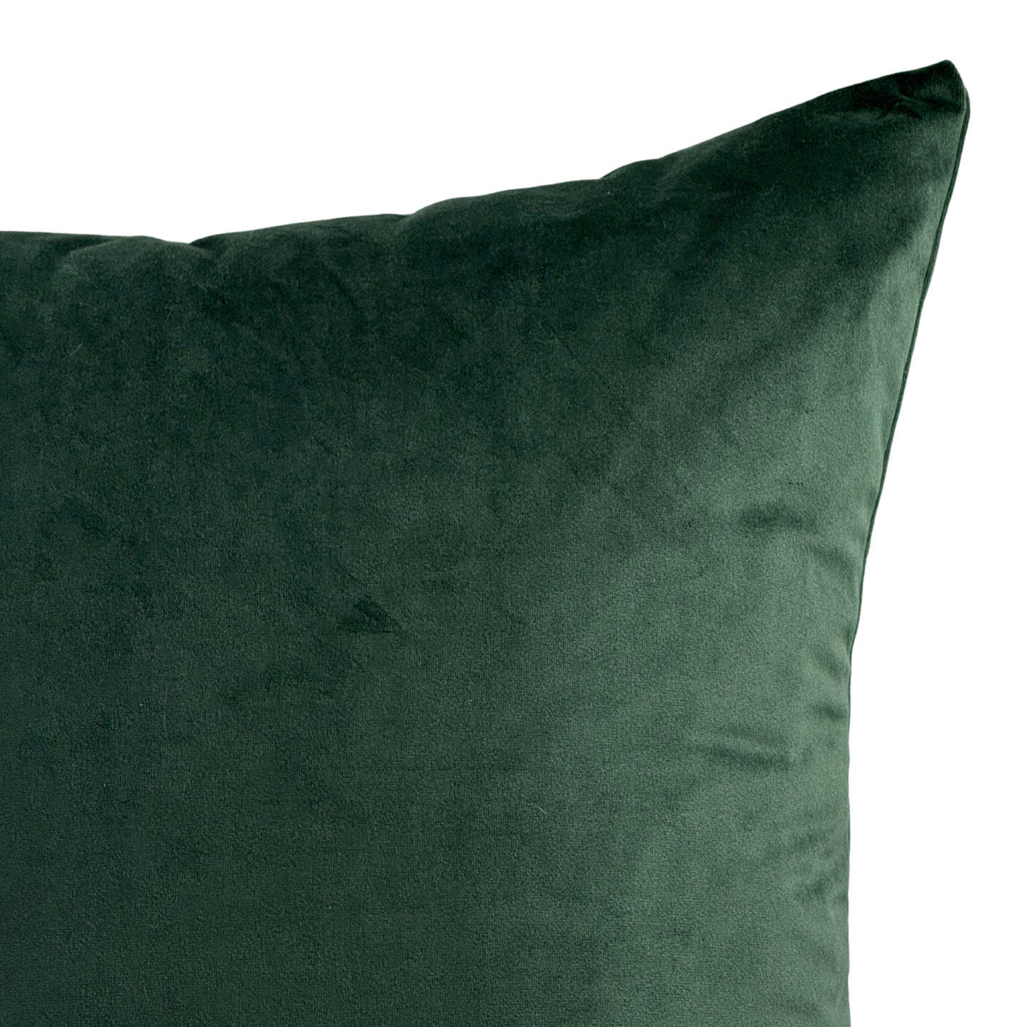 Forest Green Velvet Pillow | 20x20"